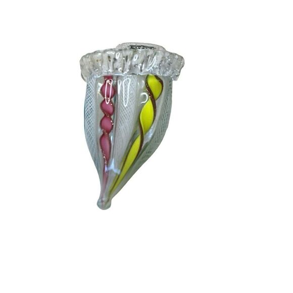 Golden Crown E & R Italy Venetian Glass Shoe Colorful Table Home Decor 1.5" - Picture 4 of 11